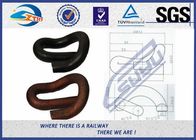 Customized E Type Elastic Rail Clip For Railway System , SGS ISO9001 Approval
