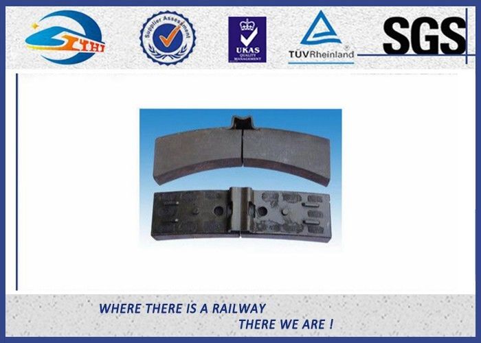High Friction Coefficient Rubber Synthetic Resin Railway Brake Blocks For Train And Wagon