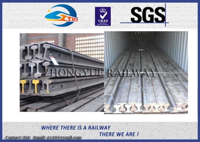 Paquet de rail léger standard chinois de zhongyue, rails de grue